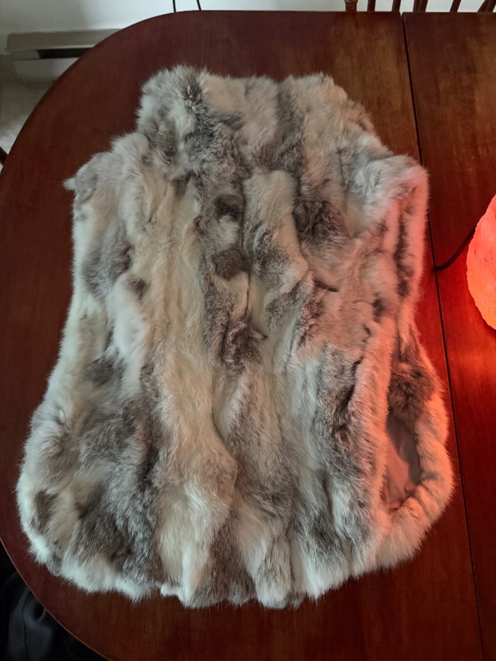 RUDSAK Rabbit Fur Poncho/Vest